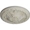 Ekena Millwork Acanthus Ceiling Medallion, Hand-Painted Pot of Cream Crackle, 11 3/8"OD x 2"P CM11ACPCC - alternate 5